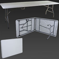 2.4m bifold foldable table